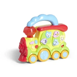 Train animaux lumineux et sonore 27,8x23xH10cm