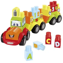 Train brique à construire Ecoiffier