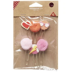 Trombone décoratif x6 fer
