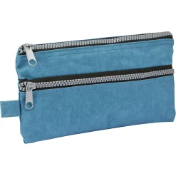 Trousse colorée unie 2 compartiments