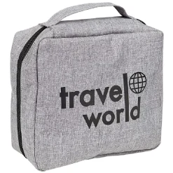 Trousse de toilette gris en nylon