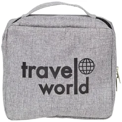 Trousse de toilette gris en nylon