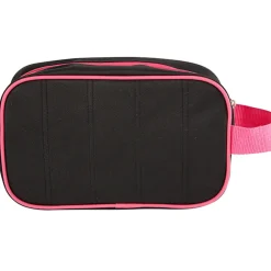 Trousse de toilette rose framboise noire