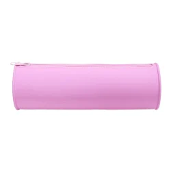 Trousse en silicone bleu ou rose - 2 coloris
