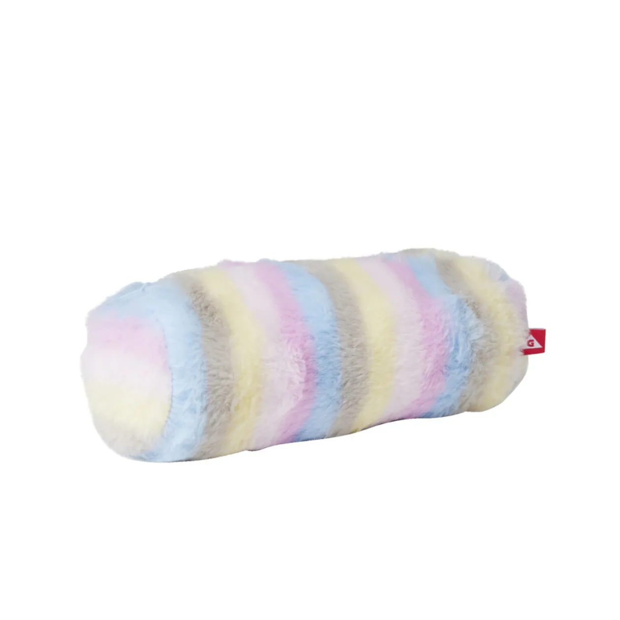 Trousse fausse fourrure polyester multicolore Ø7xL21cm