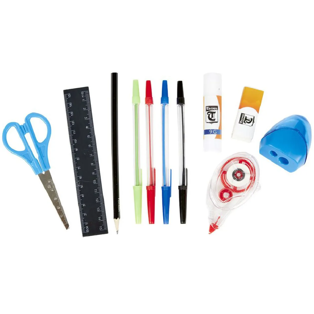 Trousse garnie noir 10 accessoires