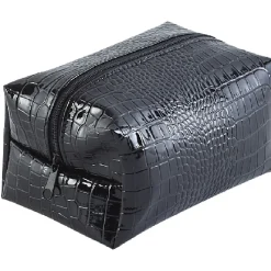 Trousse vanity noir et argent x4