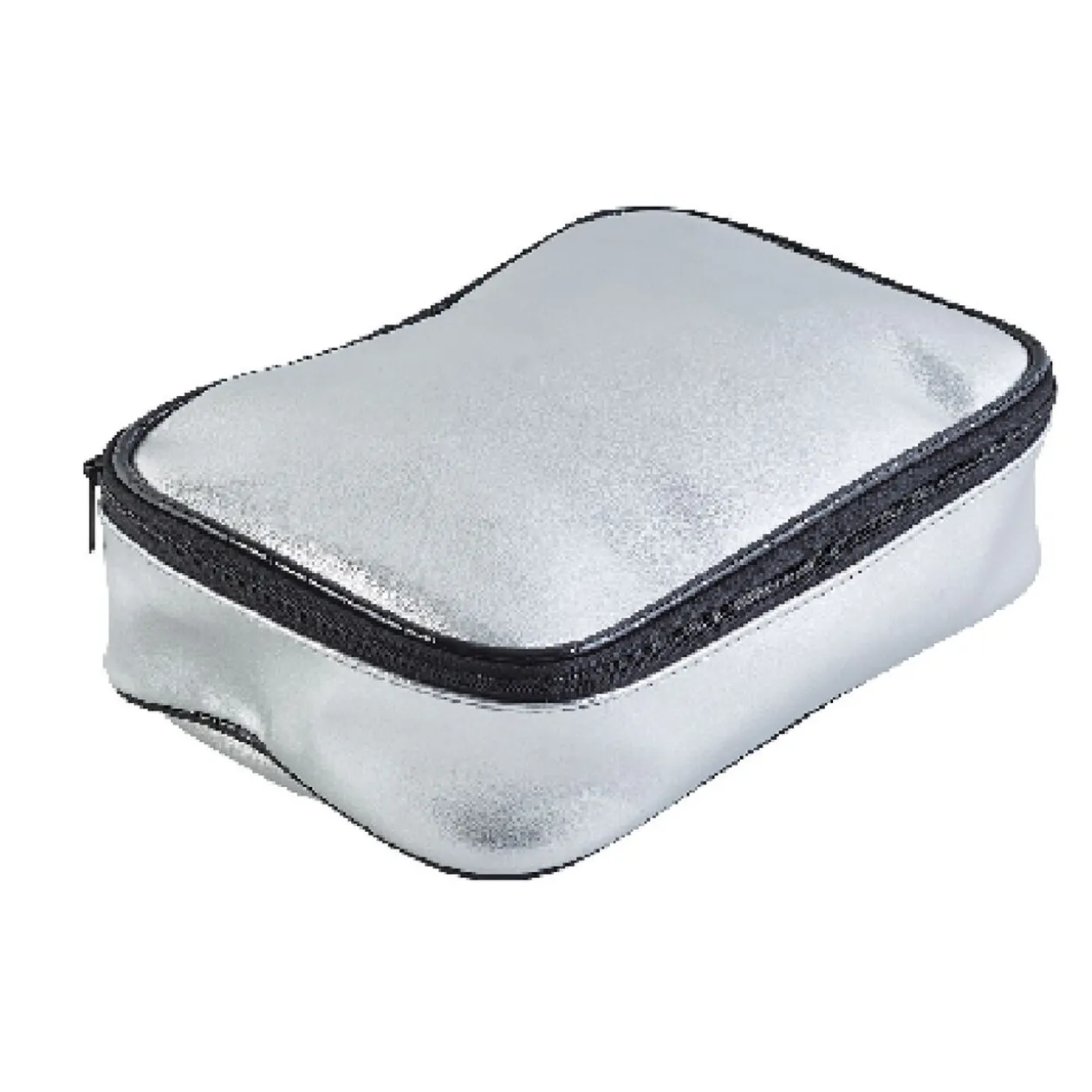 Trousse vanity noir et argent x4