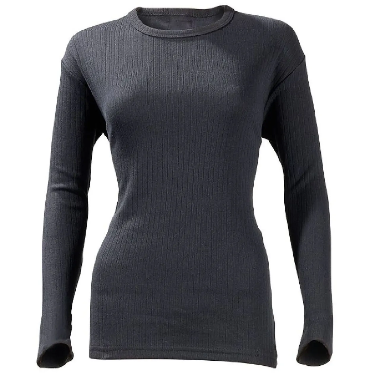 Tshirt thermique noir pour femme Taille S