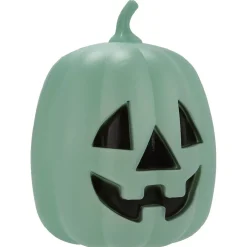 Tête de citrouille phosphorescente à led décoration Halloween