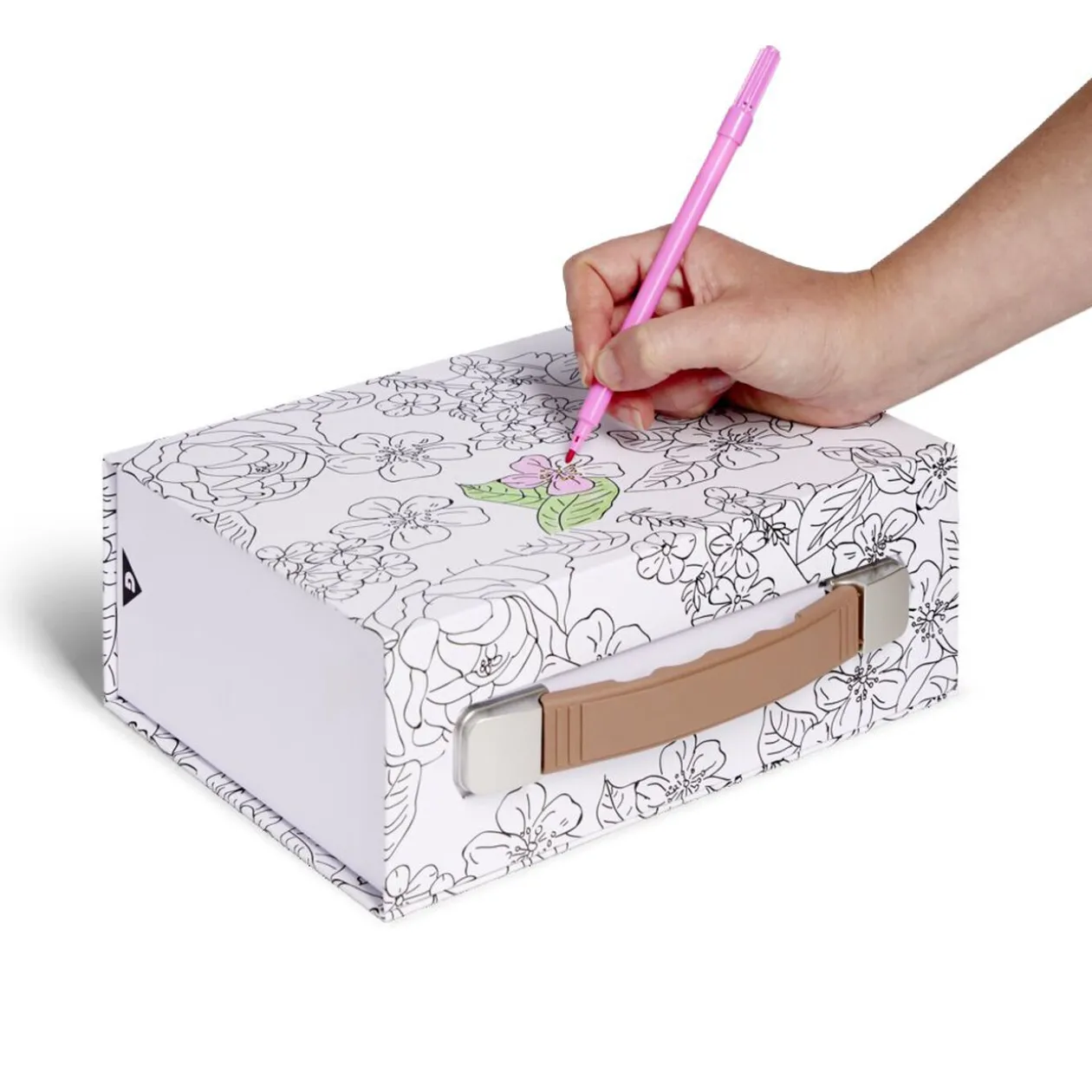 Valise à colorier 25x18xH9cm