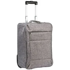 Valise cabine pliable polyester gris