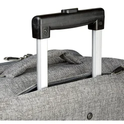 Valise cabine pliable polyester gris