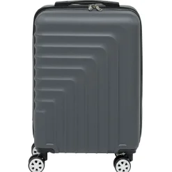 Valise cabine rigide grise 39,5x22xH56cm 38L