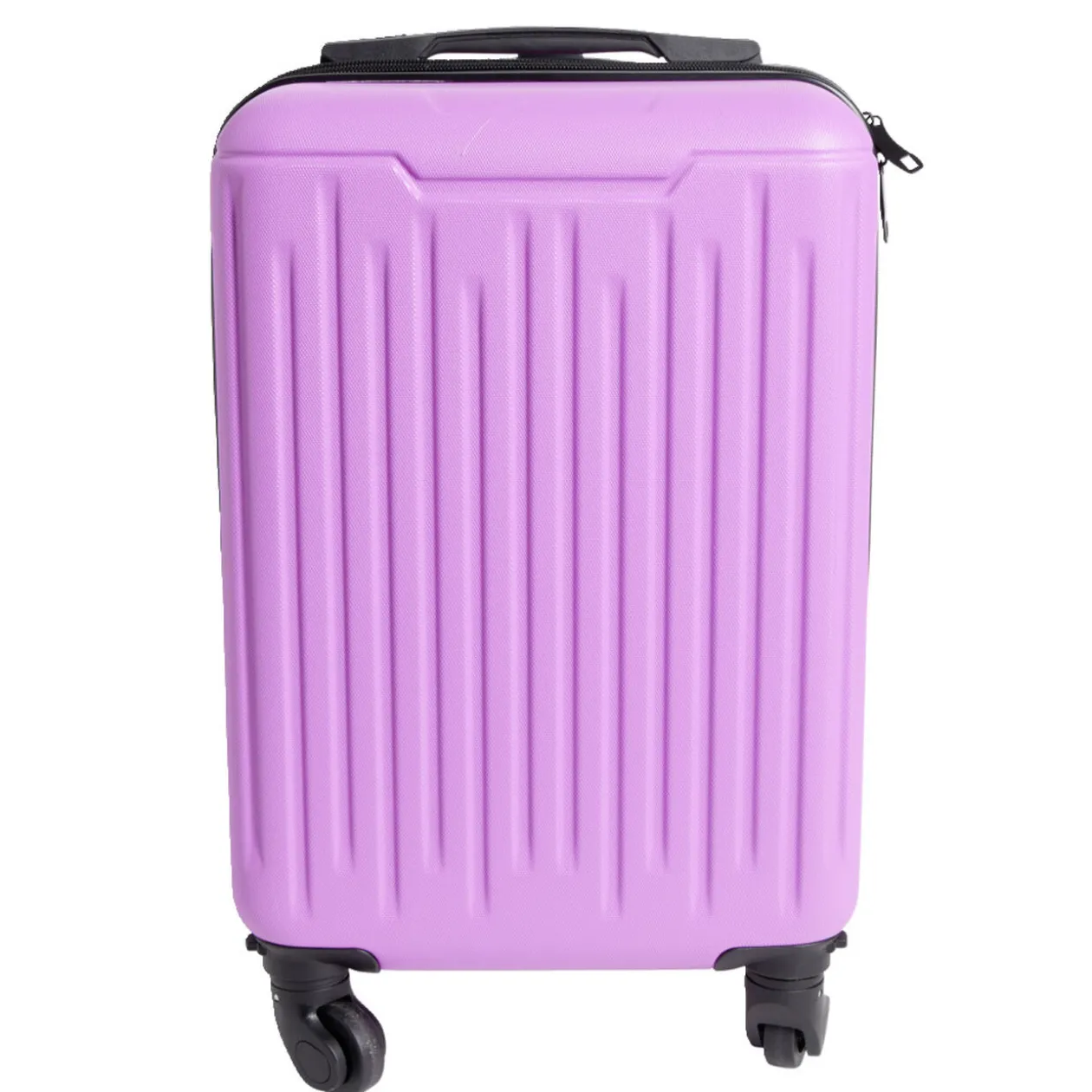Valise cabine rigide trolley 4 roues amovibles 26L rose