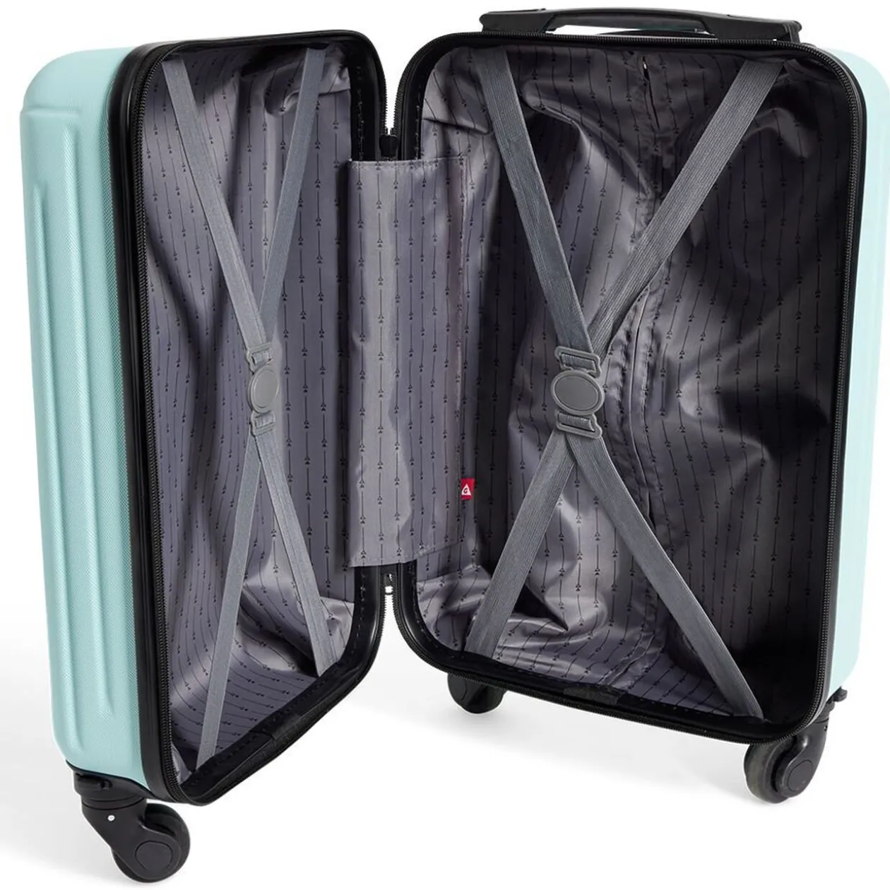 Valise cabine rigide trolley 4 roues amovibles 26L rose