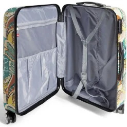 Valise cabine rigide trolley 4 roulettes 37L feuillage multicolore