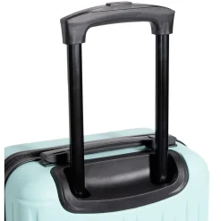 Valise cabine rigide trolley 4 roulettes 26L bleu clair