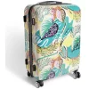 Valise cabine rigide trolley 4 roulettes 65L feuillage multicolore