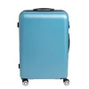Valise cabine rigide trolley 4 roulettes 104L bleu clair