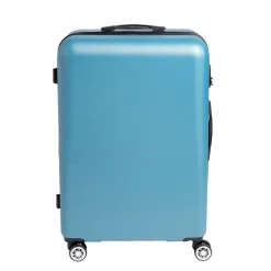 Valise cabine rigide trolley 4 roulettes 104L bleu clair