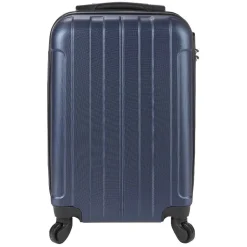 Valise cabine trolley bleue et sac de sport noir