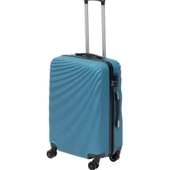 Valise moyenne ABS bleu 60x44x26cm