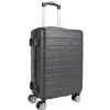 Valise rigide 4 roues 38L ABS noir L.56 cm