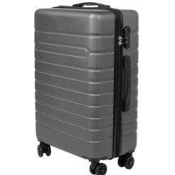 Valise rigide grise L60xl31xH26 cm