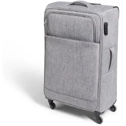 Valise souple 73L polyester gris