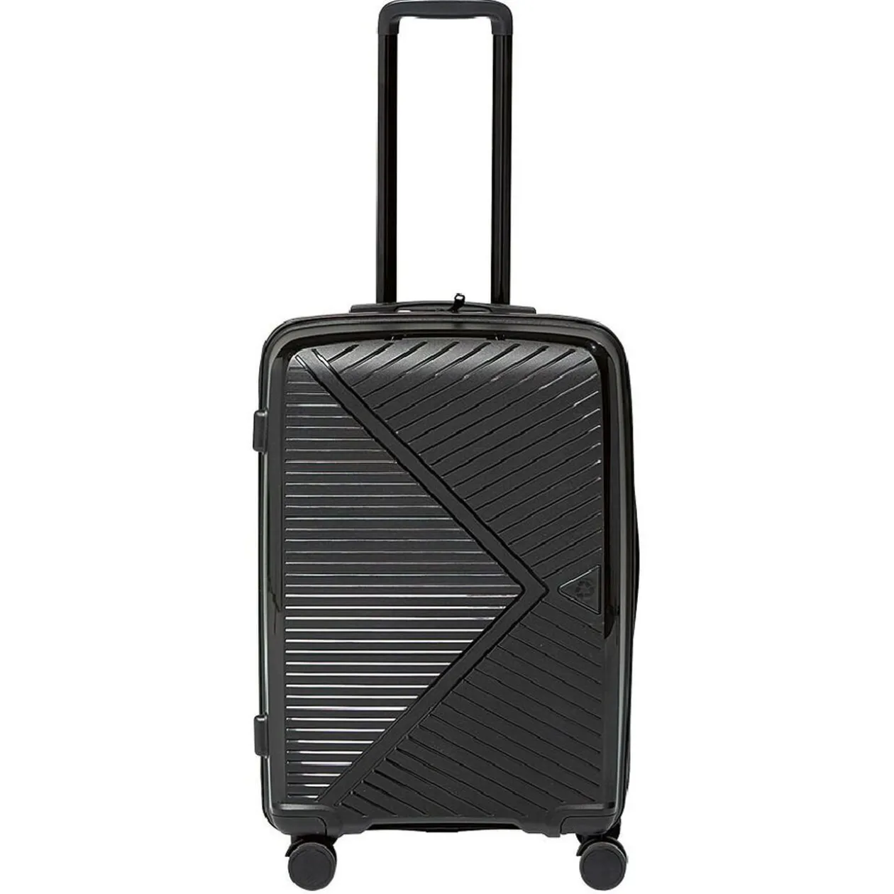 Valise sur roulettes noir H68 cm