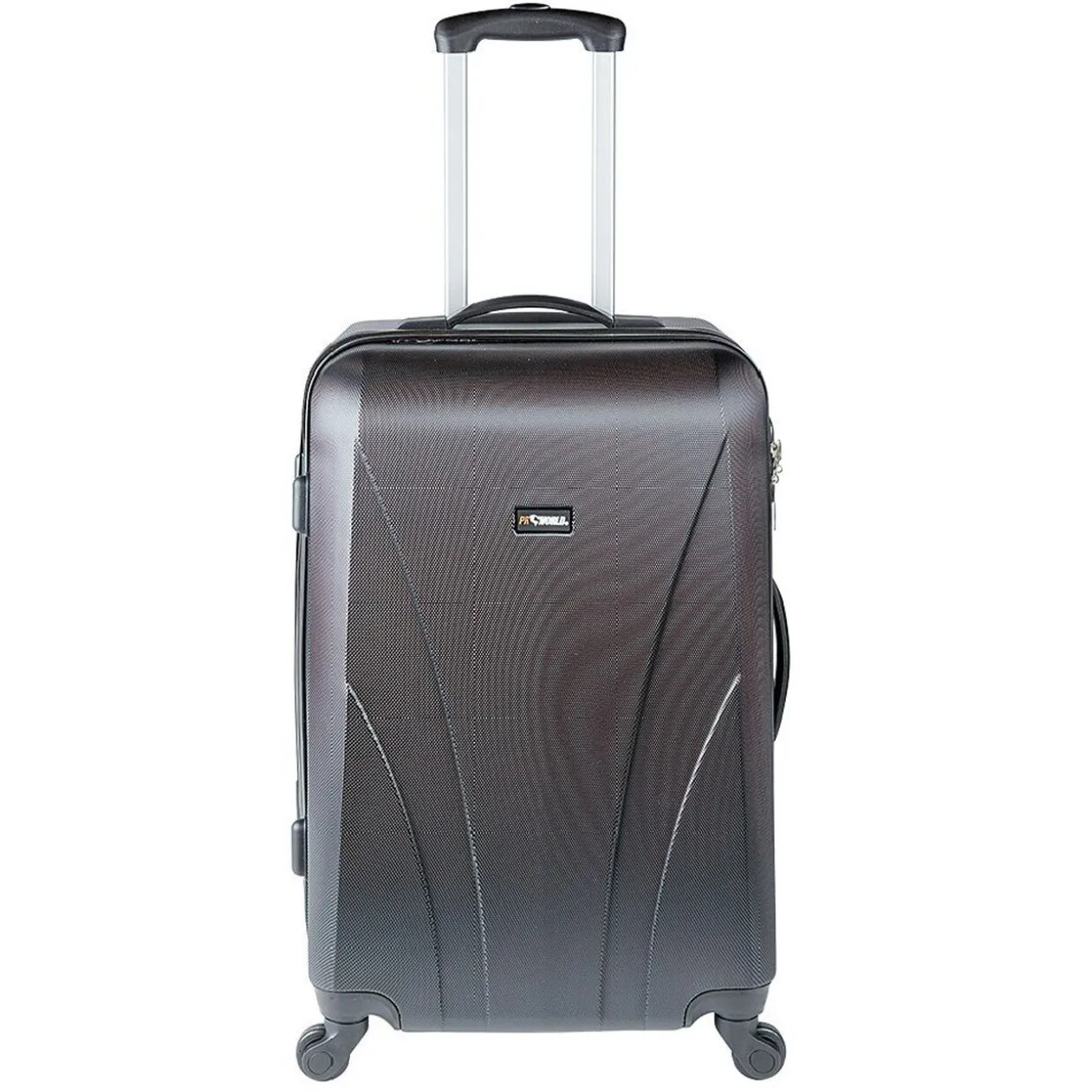 Valise trolley à roulette noire M