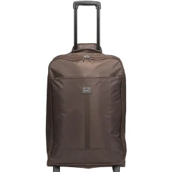 Valise trolley à roulettes marron 41 L