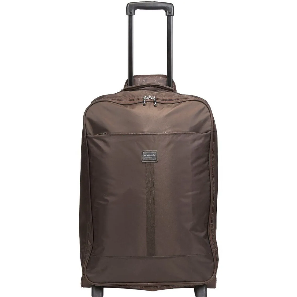 Valise trolley à roulettes marron 41 L