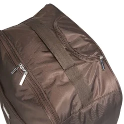 Valise trolley à roulettes marron 41 L