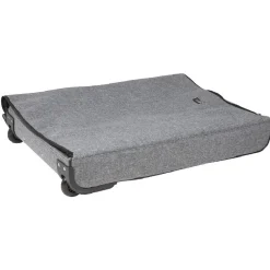 Valise trolley pliable grise et noire