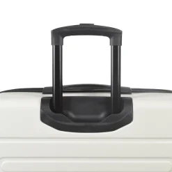 Valise trolley rigide 4 roues blanche 50cm