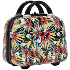 Vanity rigide motif tropical plastique ABS 30x16xH32cm