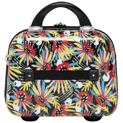 Vanity rigide motif tropical plastique ABS 30x16xH32cm