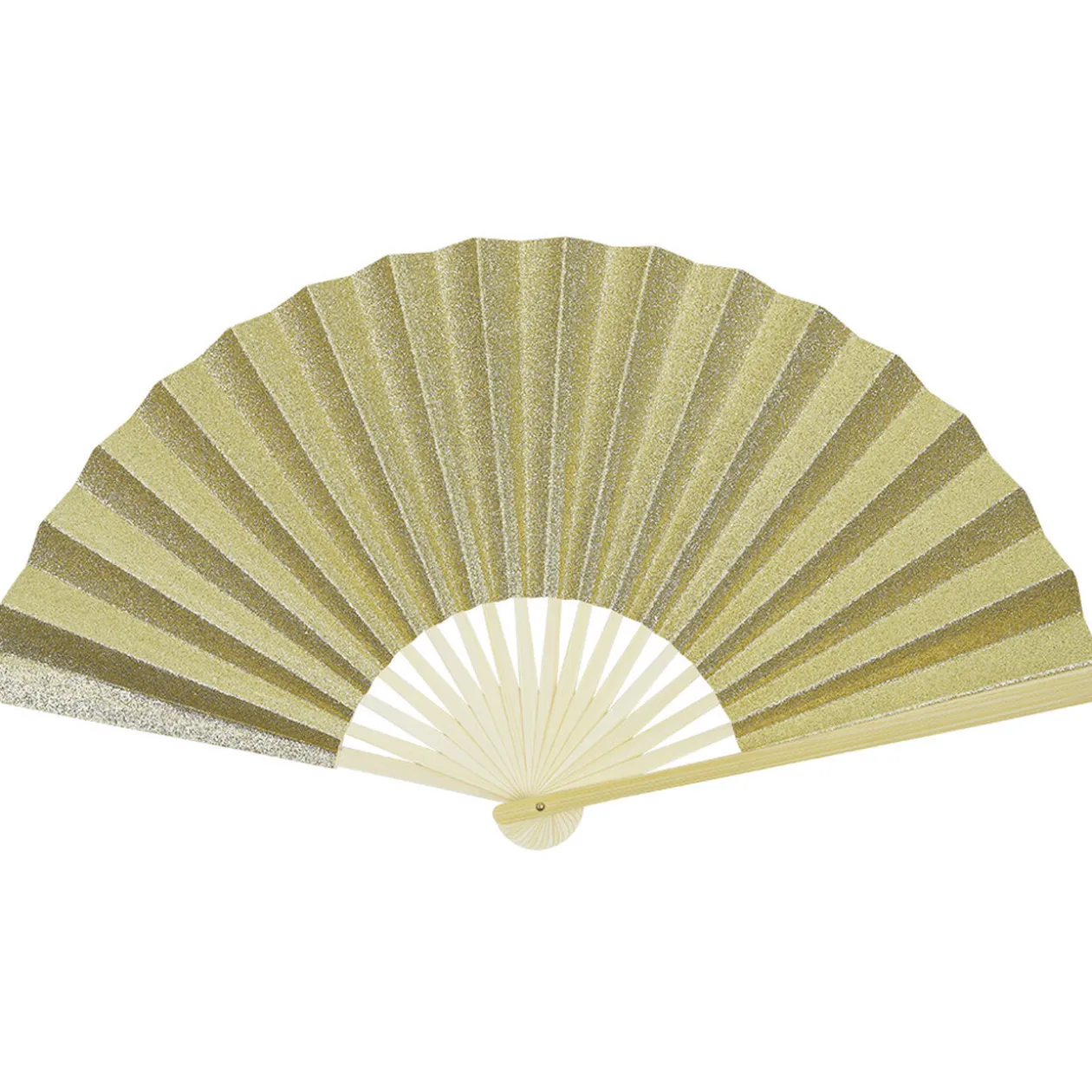 Éventail en bambou coloré