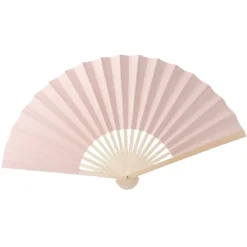 Éventail en bambou et papier 3 coloris