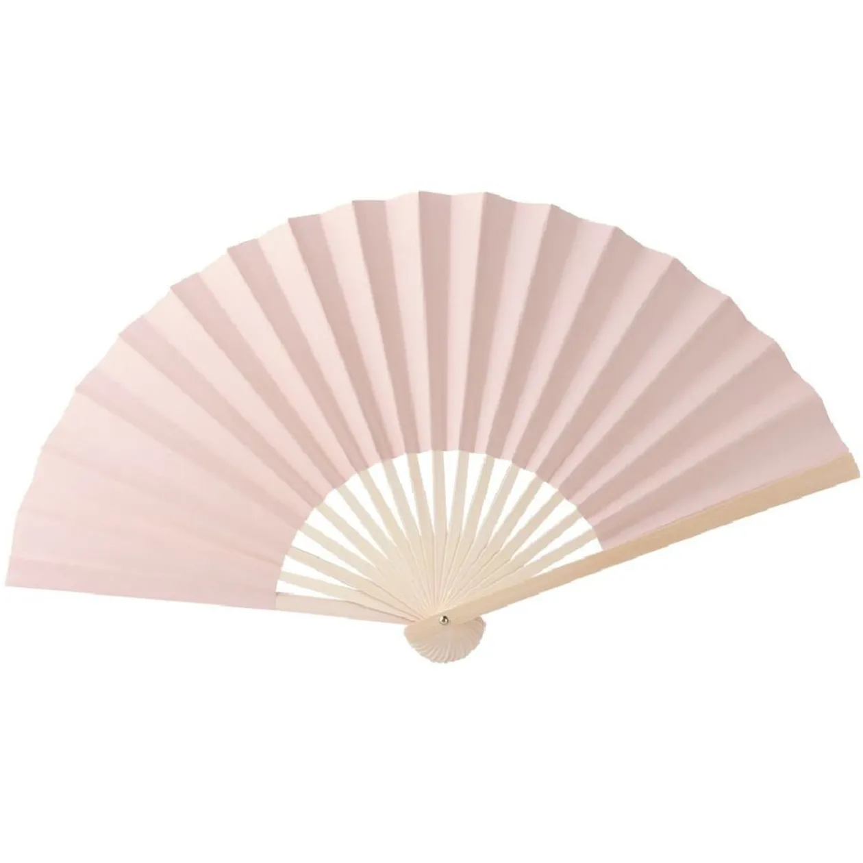 Éventail en bambou et papier 3 coloris