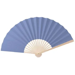 Éventail en bambou et papier 3 coloris