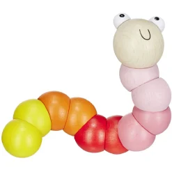 Ver mobile multicolore en bois