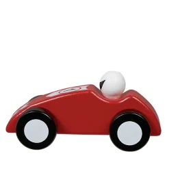 Voiture de course et son pilote en bois - 2 modèles